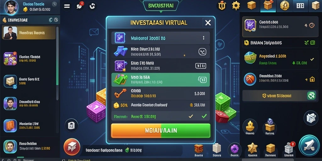 Antarmuka mudah digunakan untuk pengalaman bermain yang nyaman.